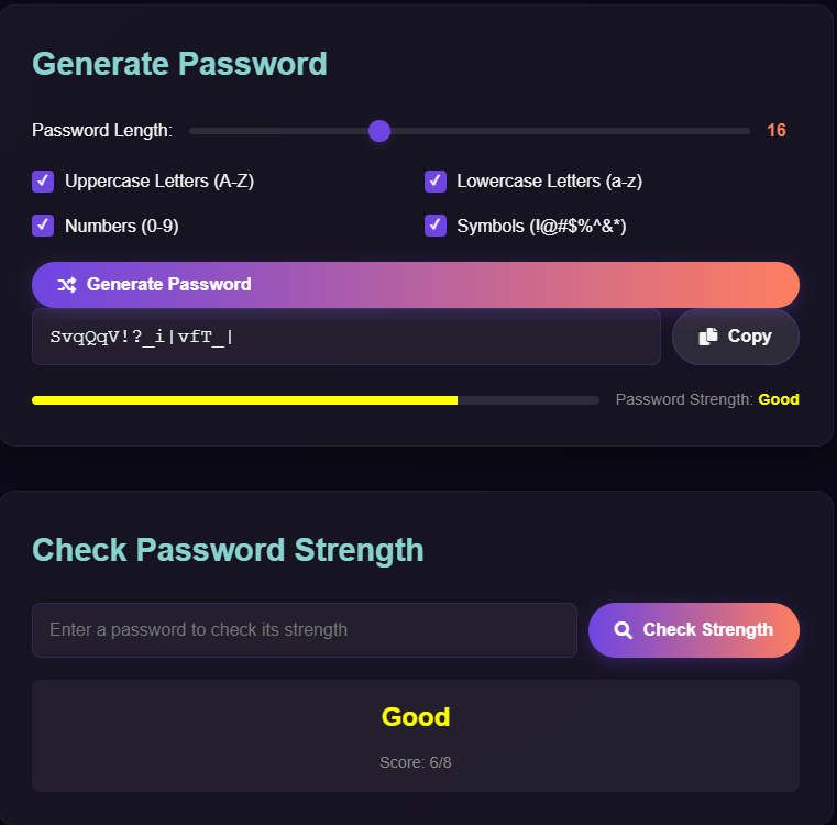 Password Generator Demo